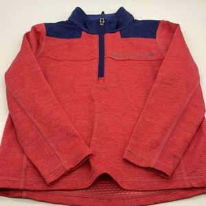 Kids Vineyard Vines Performance 1/4 zip long sleeve pull over - size 5